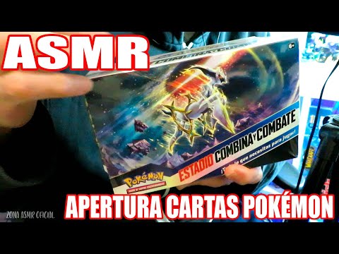 ASMR | Apertura de Caja Pokémon - Astros Brillantes Estadio Combina y Combate