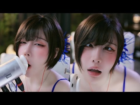 ASMR relax shop I 颜艺 吃耳朵 快速刷麦 口腔音 耳语