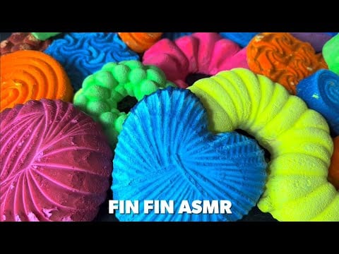 🌈ASMR | Soft Variety Neon Gym Chalk Crush + Pink Bonus💕