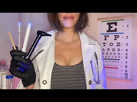 ASMR | Medical Exam ~ Full Check-Up (Eye exam, Face test, Cranial nerve) ~ Doctor Roleplay for sleep