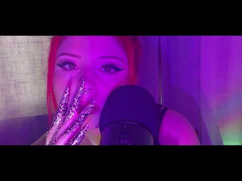 ASMR Not Touching You, Touching You | Inaudible Whispers, Mic Scratching, Tracing, and Assorted