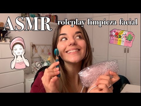 ASMR / Roleplay LIMPIEZA FACIAL 💆🏻‍♀️🧼