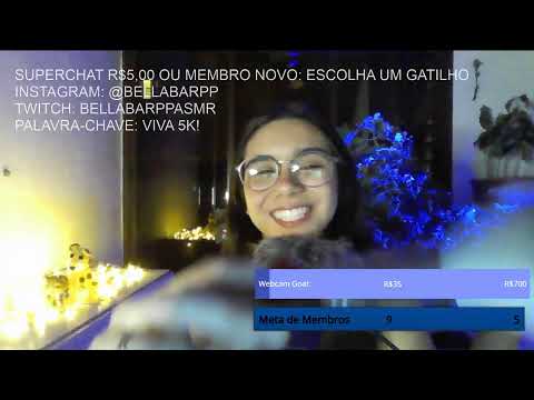 ASMR LIVE | FAZENDO VOCÊ DORMIR COM VÁRIOS GATILHOS | RUMO AO 5K!