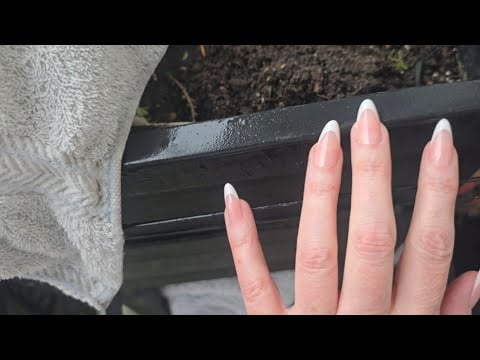 ASMR Fast Tapping and Scratching Outside | Whispered | Lo-fi 