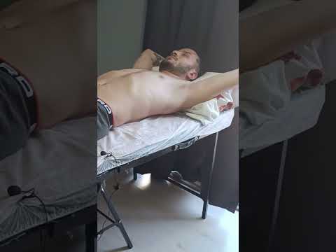 RELAXING THERAPY FOR THE NEW MODEL  #massage #easyturkish #relax #chiropractor #challenge