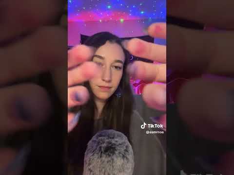fixing your flyaways and some screen tapping :)  #asmr #tingles #relaxing