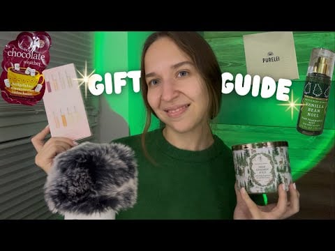 ASMR Christmas Gift Ideas 🎁 (Tingly Whispes, Fluffy Mic, Tapping, Scratching, Crinkles, Show & Tell)
