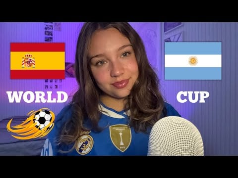 ASMR World Cup Final! ⚽️🔥(Starting Lineups, Predictions, Whispers) ❤️