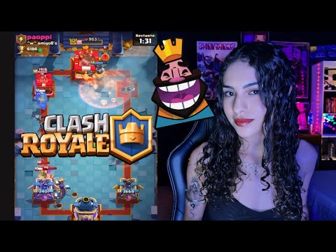 ASMR JOGANDO CLASH ROYALE 👑