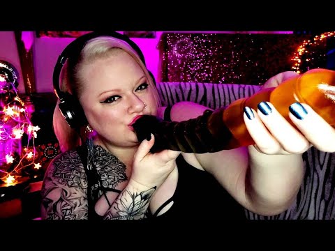 [ASMR] HUGE gummy worm 🥳 7 years anniversary 🥳✨️  (whispers)