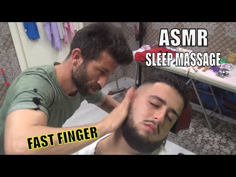 ASMR = TURKISH BARBER =HARD MASSAGE= NECK - FINGER - SHOULDER CRACK = HEAD,BACK,ARM,EAR,FACE MASSAGE