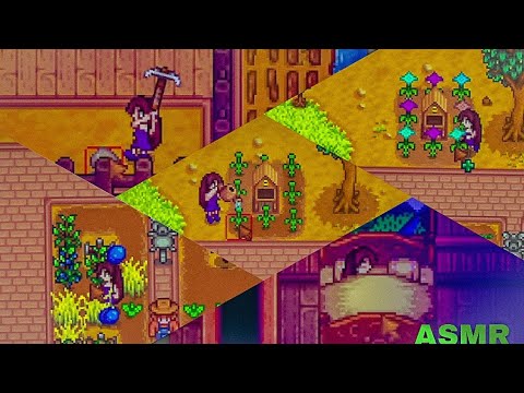 CUIDADOS NA FAZENDA 👩‍🌾🌻 | ASMR GAMEPLAY- Stardew Valley🌿💤