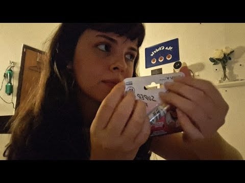 asmr mostrando comprinhas de shopping 