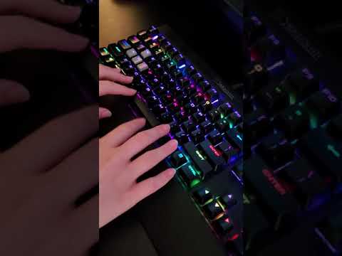 Typing on a mechanical keyboard ⌨️ NO TALKING ASMR #Shorts