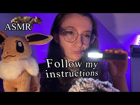 ASMR | Follow my instructions 😴