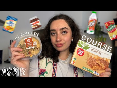 🌙 ASMR FRANÇAIS : BIG RETOUR DE COURSE 🥒🥗 #asmr #relax #lifestyle