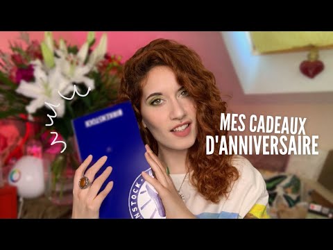 ASMR FR ♡ Mes cadeaux d'anniversaire (encore confiné)