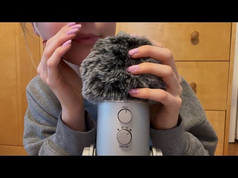 ASMR Fluffy Mic Whispers + Scratches ⚡️