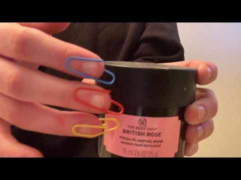 Lofi ASMR Paperclip Nails (tapping, scratching, camera touching)