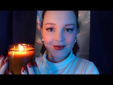 ASMR Cozy Roleplay (Soft Spoken)🕯️Candle Tapping | Rain | Customer Service