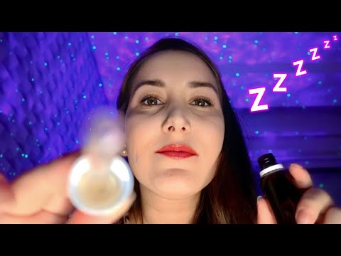 ASMR: MASSAGEM RELAXANTE NOS SEUS OLHOS ANTES DE DORMIR (realista) 🩷💤