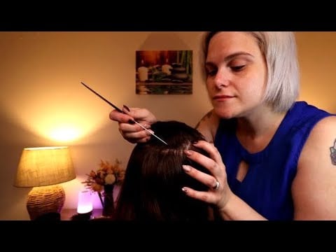 ASMR: Real Person Mom & Daughter Hair & Scalp Check