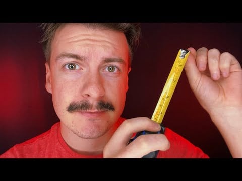 [ASMR] Measuring Your Face for the Mask Of Your Costume | Visual ASMR Triggers | RV
