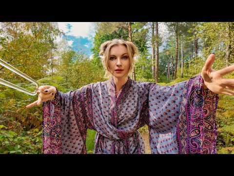 ASMR No Talking Nature Reiki ✨ Tuning Fork & Energy Plucking