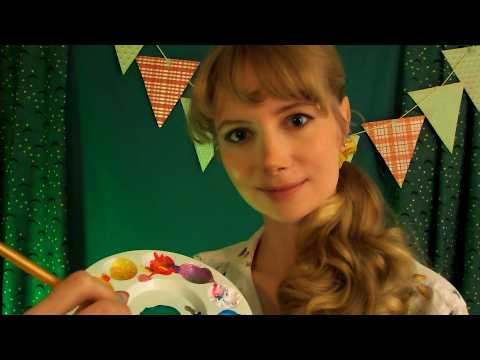 Face Painting Roleplay **🖌️** ASMR (Lo Fi / Old School)