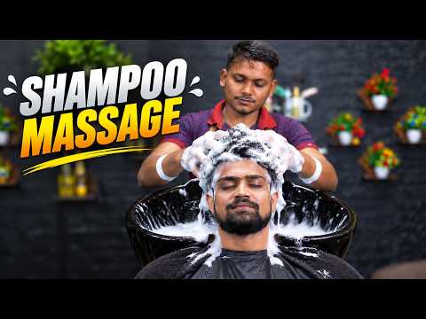 ASMR Relaxing Shampoo Massage & Foamy Hair Wash | Pure ASMR Sound For Deep Sleep & Stress Relief