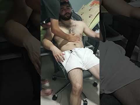 AMAZING RELAXING CHEST AND ABDOMINAL MASSAGE THERAPY #satisfying #relaxing #asmr #shorts #massage