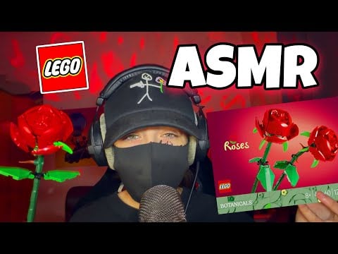 ASMR Français • CONSTRUCTION DE ROSES EN LEGO POUR DORMIR ! 🌹