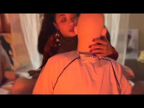 ASMR Massage & Spit Touching on YOUR SENSITIVE SPOTS (rainy)