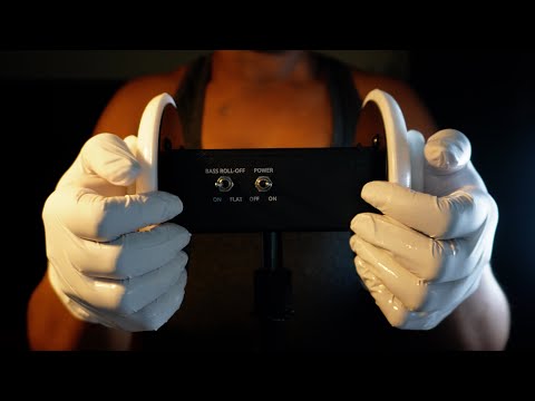 ASMR *Satisfying* White Latex Glove Ear Massage