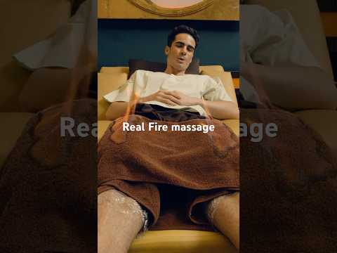 ASMR: Massaggio CINESE ai Piedi con ZENZERO e FUOCO! #shorts