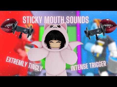 Roblox ASMR 💫30 MINUTES OF THE BEST STICKY MOUTH SOUNDS💫