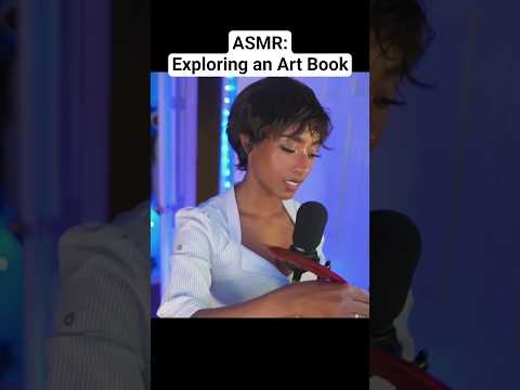 ASMR: Reading a lovely art book to you 📚✨ #asmr #art #softspoken #shorts