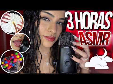 ASMR - 3 HORAS PARA TE AJUDAR A DORMIR PROFUNDAMENTE  💤