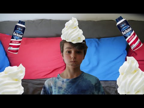 ASMR SHAVING CREAM (shaving cream on mic)