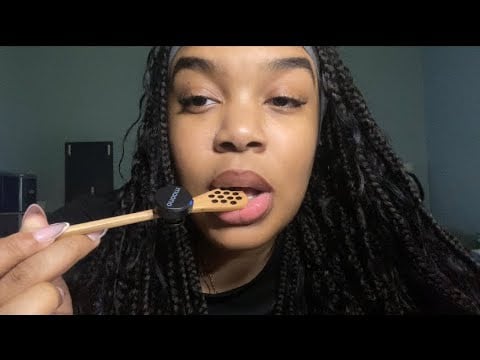 ASMR | Honey Spoon Mouth Sounds 🍯 | brieasmr
