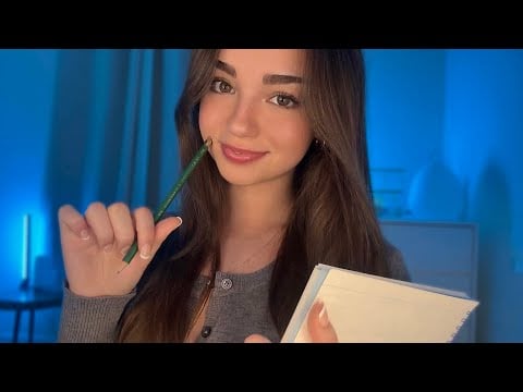 ASMR Asking You Personal Questions 📝