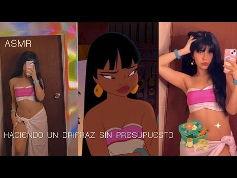 ASMR 💘 | Haciendo un disfraz con $0 pesos | Andrea ASMR 💓🦋