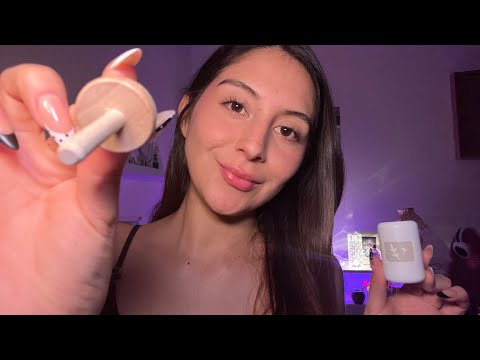 ASMR SKINCARE DE MADERA + REVISIÓN DE PIEL ✨
