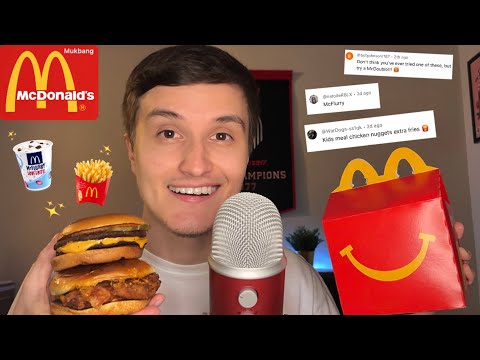 ASMR McDonald’s Mukbang 🍟🍔 | My Subscribers PICK My Food