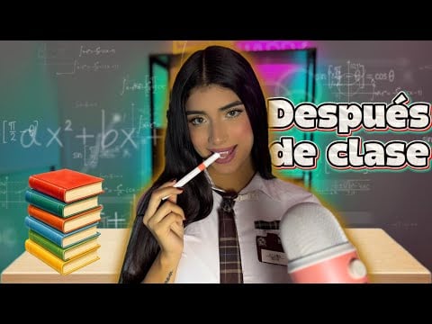 ASMR Roleplay | Me quedo después de clase…y pasaron cosas