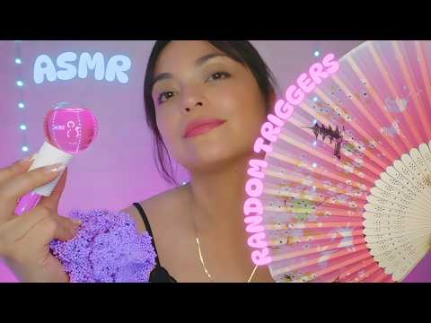 ASMR Random Triggers 😴✨for Deep Relaxation / Bedtime Sounds 💋