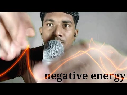 asmr hand movements negative energy