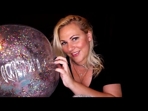 ASMR Blowing up a Big Beach Ball