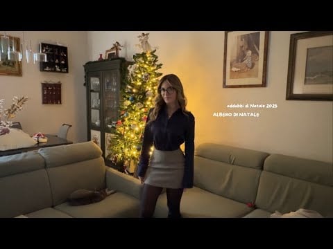 TOUR ALBERO DI NATALE 2025 🎅🏼🎄(asmr ita) 