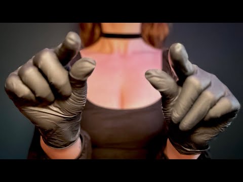 ASMR Negative Energy Removal with Gloves | plucking hand movements with mouth sounds